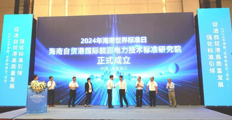 海南自貿港國際能源電力技術標準研究院成立 新材料技術推廣服務助力綠色轉型